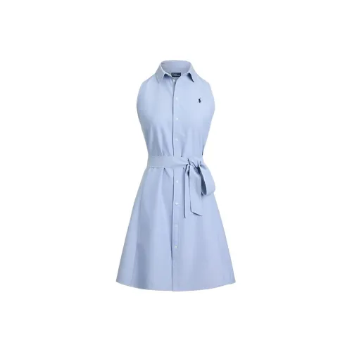 Polo Ralph Lauren Без рукавов Платье Женское Синее