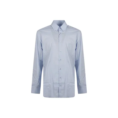 ETRO Мужские Синие Рубашки