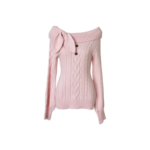 GRAYISMOON Розовый Женский Трикотаж