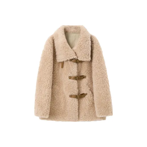 3COLOUR Хаки Женские Меховые изделия