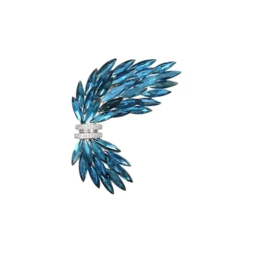 Фиолетовый Austrian Crystal Brooches Unisex