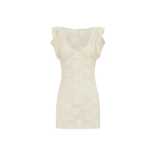 WITH JEAN Elouise Платье Короткое с короткими рукавами Женское