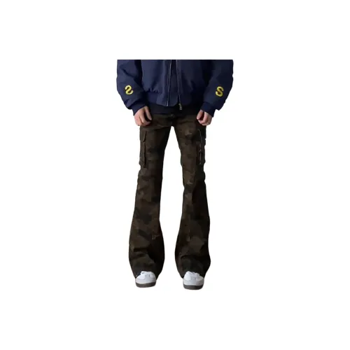 Clog Heel Камуфляж Унисекс Джинсы