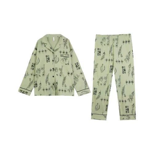 Dorame Домашняя одежда и пижамы Женские Зеленые