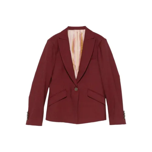ETRO Темно-красные Женские Куртки