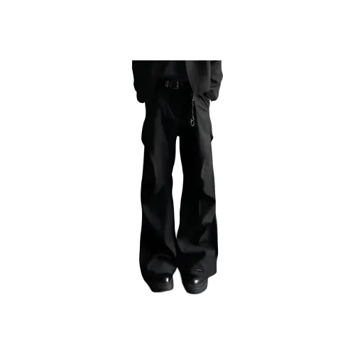 DEMAVIE Черные Унисекс Повседневные Штаны