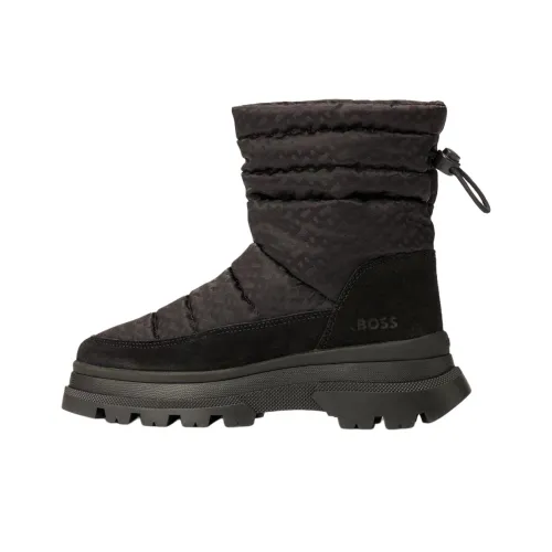 Hugo Boss Термостойкие Короткие Сноубутсы Женские Черные