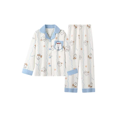 XIAOLIZI Cartoon Bear Женские Пижамные Комплекты