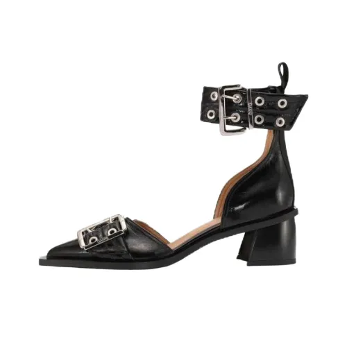 GANNI One Ремешок Сандалии Женские Черные