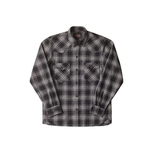 DOUBLE SEAM Темно-синие мужские рубашки