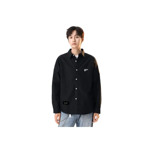 CCAABB Мужские черные рубашки