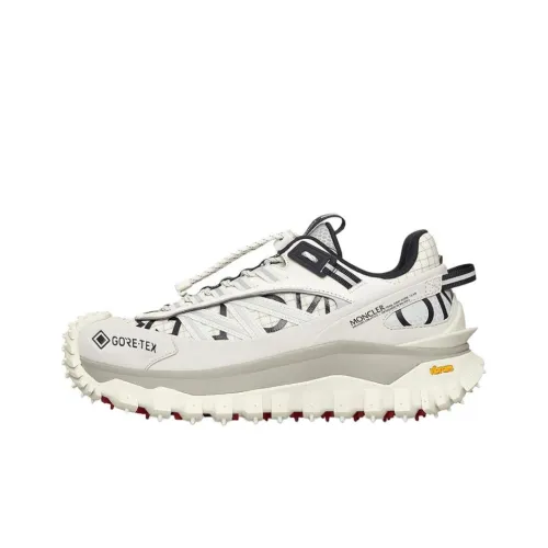 Moncler Trailgrip Low Топ Повседневная обувь Мужская Белая