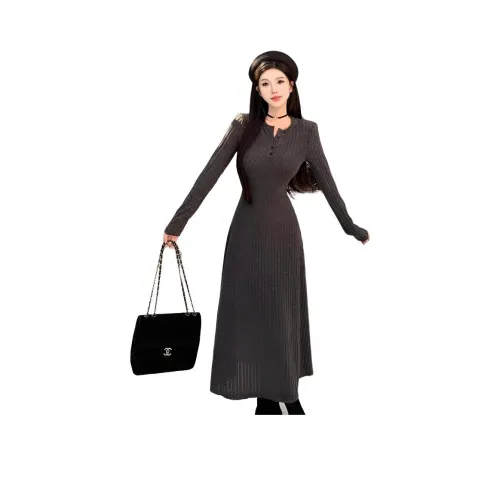 9c Collective Длинное платье с длинными рукавами женское