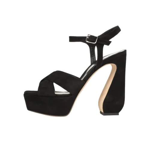 SERGIO ROSSI One Ремень Сандалии Женские Черные