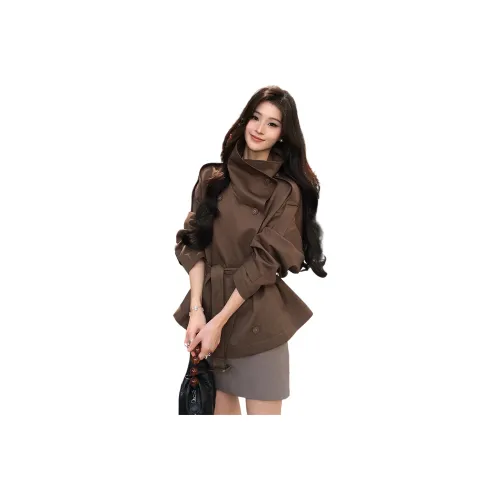 GRAYISMOON Женская тренч-куртка