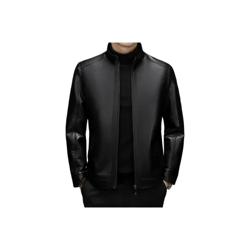 EMINU Мужские кожаные куртки