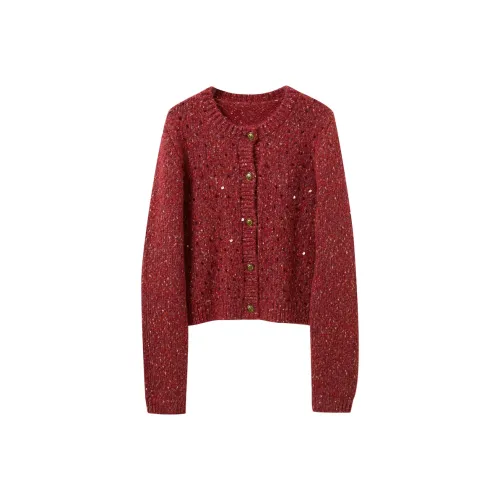 3COLOUR Вишнево-красный Женский Трикотаж