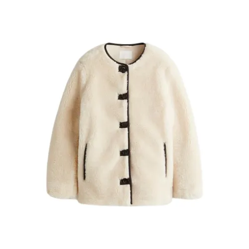 H M Light Beige Женские Вельветовые Куртки