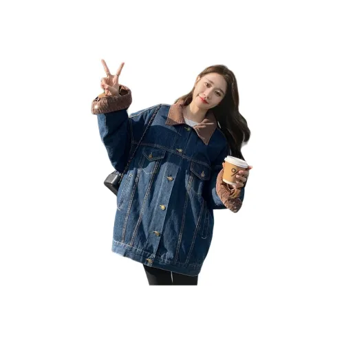 MEXICAN Темно-синие женские джинсовые куртки