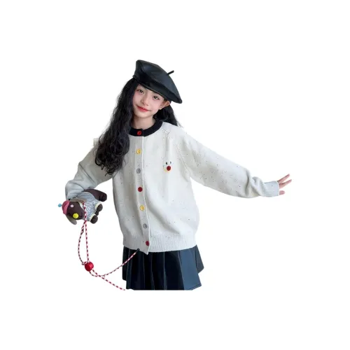 Mu Qingqing Белый Школьный возраст Свитера