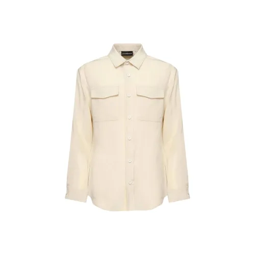 Giuliano Galiano Бежевые Мужские Рубашки