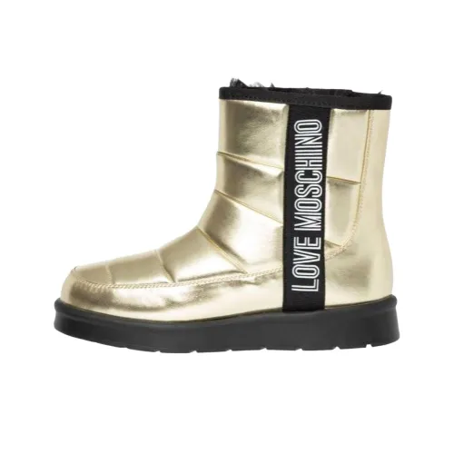 LOVE MOSCHINO Ботильоны Женские Золотые