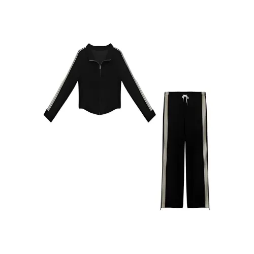 Dippanis Черный Женские Повседневные Костюмы