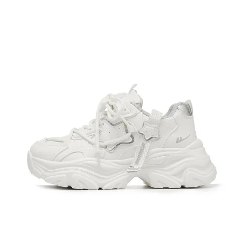 Warrior визуально увеличивает рост устойчивые к истиранию низкий топ кроссовки с толстой подошвой женские