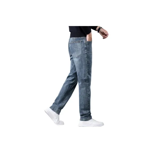 CHAORENBANG Звездный Синий Мужские Джинсы