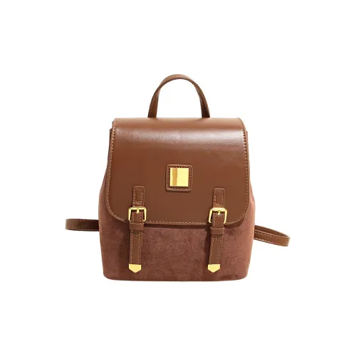 RIVMIND ПУ (полиуретан) Рюкзак Женские Коричневый Кофе Хаки Черный