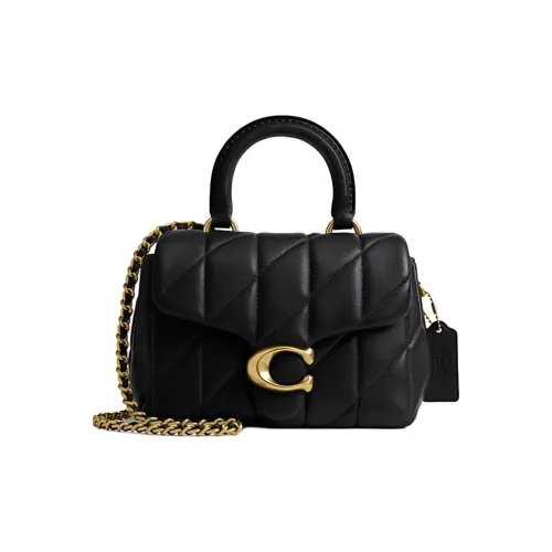 COACH Tabby Sheepskin One Shoulder Bag Small Women's Black