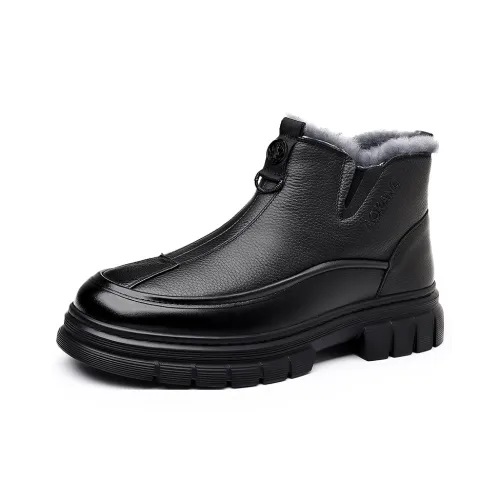 AOKANG Snow Field Martin Boots Термический Амортизация Увеличение Высоты Устойчивый к Износу Дышащий Водонепроницаемый