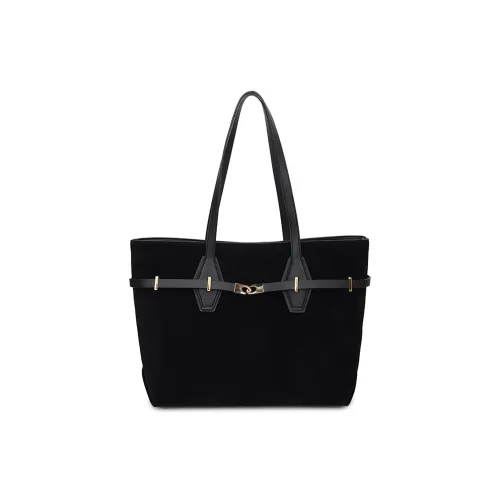 WRELS Замша Сумка через плечо Женская Черная Кофейная Хаки