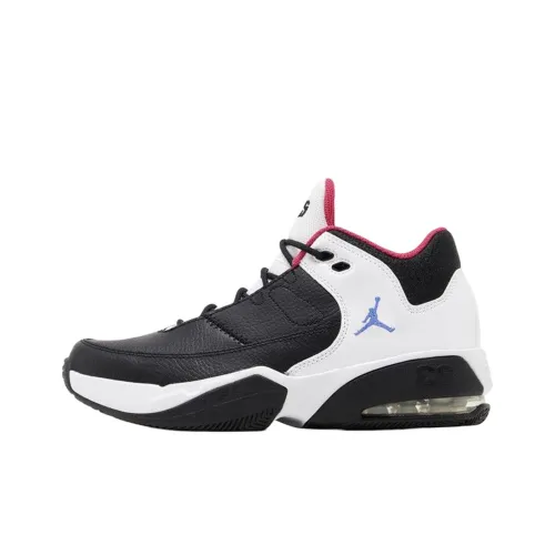 Jordan Max Aura 3 High Топ Детские Баскетбольные Кроссовки Черный Белый Подростки