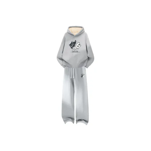 Miniso Осенний Зимний Свитшот Комплект Унисекс 2 Штуки