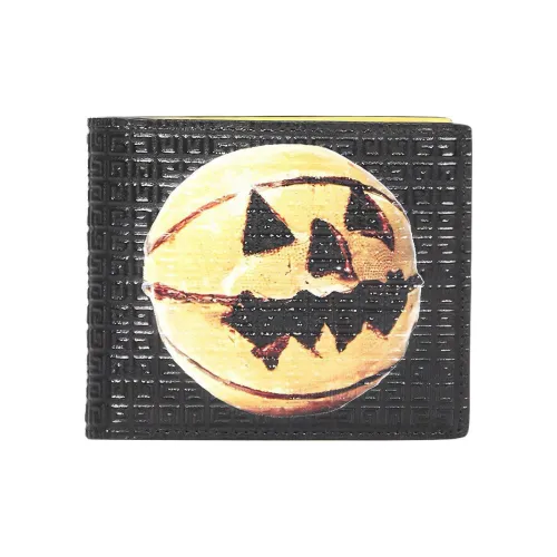 GIVENCHY Josh Smith Коллаборация 4G Тисненая Телячья Кожа Кошелек Мужской Черный