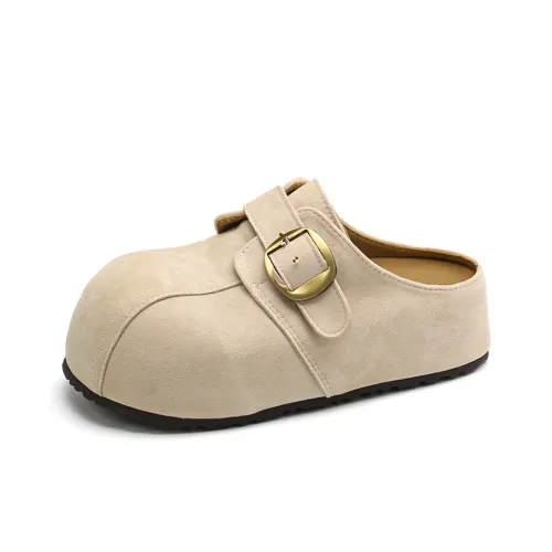 Zun'er Large Head Пэчворк Пряжки для ремня Домашние тапочки Женские