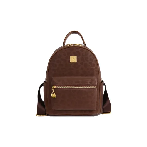 Single Warehouse ПУ (полиуретан) Рюкзак Женские Кофе