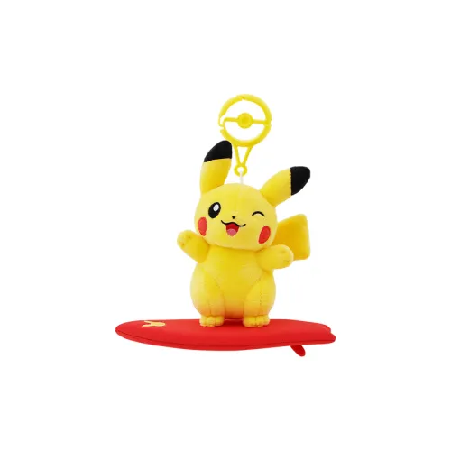 POKEMON Fun And Refreshing Summer Collection Пикачу Плюшевый Брелок 17,8 см Рекомендуемая Высота