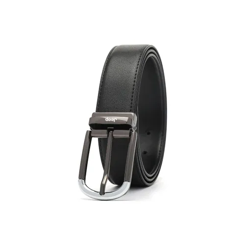 Jeep Спилок коровья кожа ремни унисекс 3,5 см