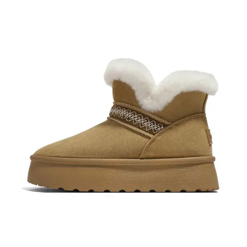 RENBEN Термический Высота Увеличивающий Устойчивый к Износу Короткие Снежные Ботинки Женские