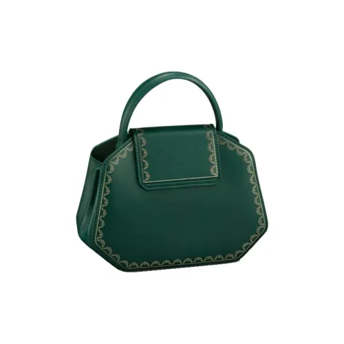 Cartier Guirlande Телячья кожа Сумка Сумка через плечо Сумка через плечо Мини Женская Зеленая