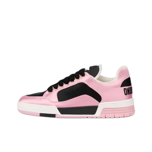 MOSCHINO Тедди Низкие Кроссовки для скейтбординга Женские Розовые