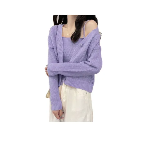 Dippanis Фиолетовый Женский Трикотаж