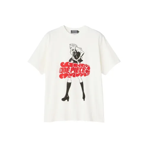HYSTERIC GLAMOUR совместный бренд x One Piece Коллаборация Edition Ван-Пис Коллаборация Edition FW25 T-рубашка Унисекс