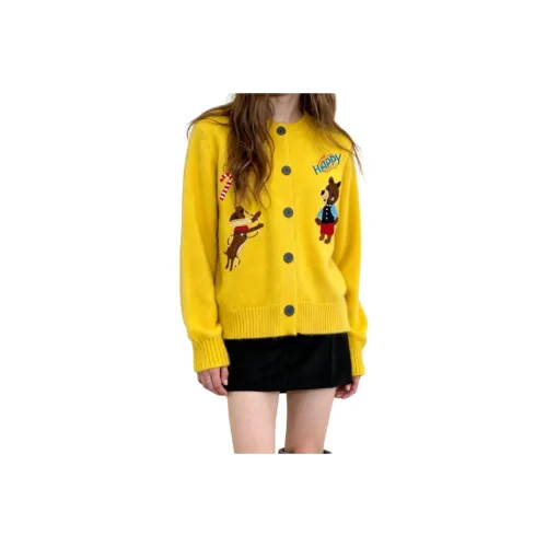 HAPG Женский Трикотаж Желтый