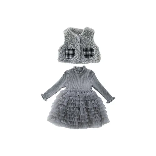 ZHIO Серый Kids Комплекты с юбкой