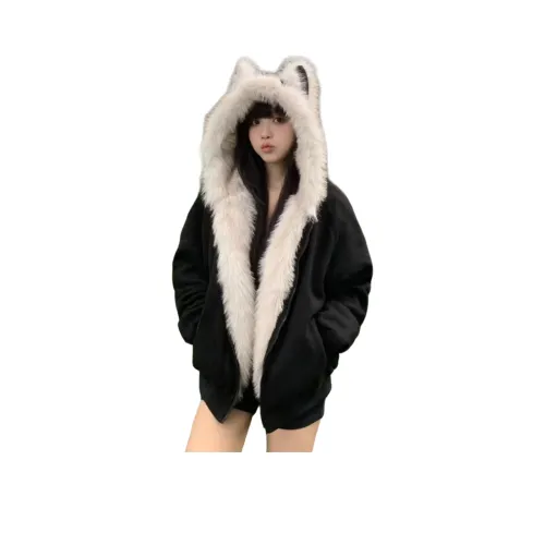 TAOKK Черный Унисекс Пуховики