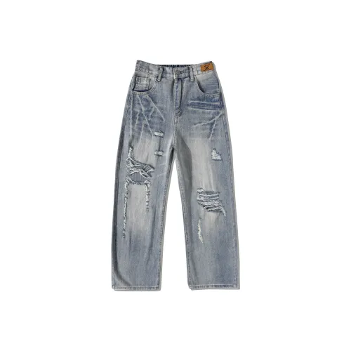 SAME FLOW Синий [Базовый] Унисекс Джинсы