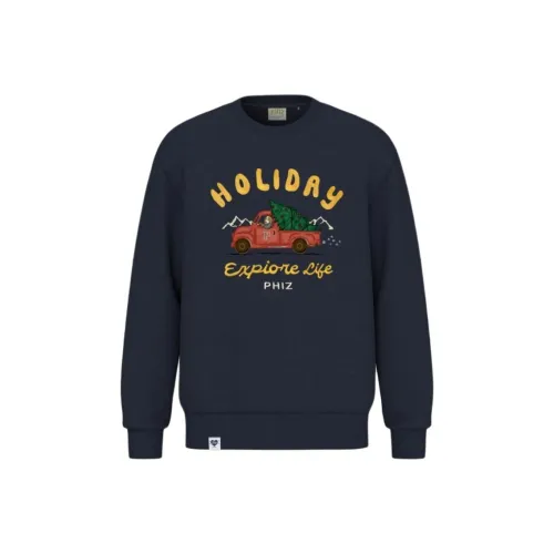 HAZZYS PHIZ Морской Синий Унисекс Свитшоты